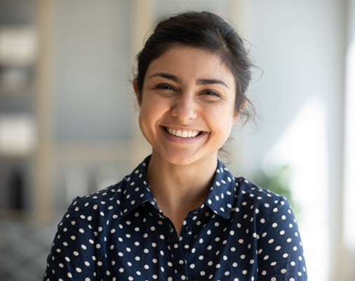 smiling person