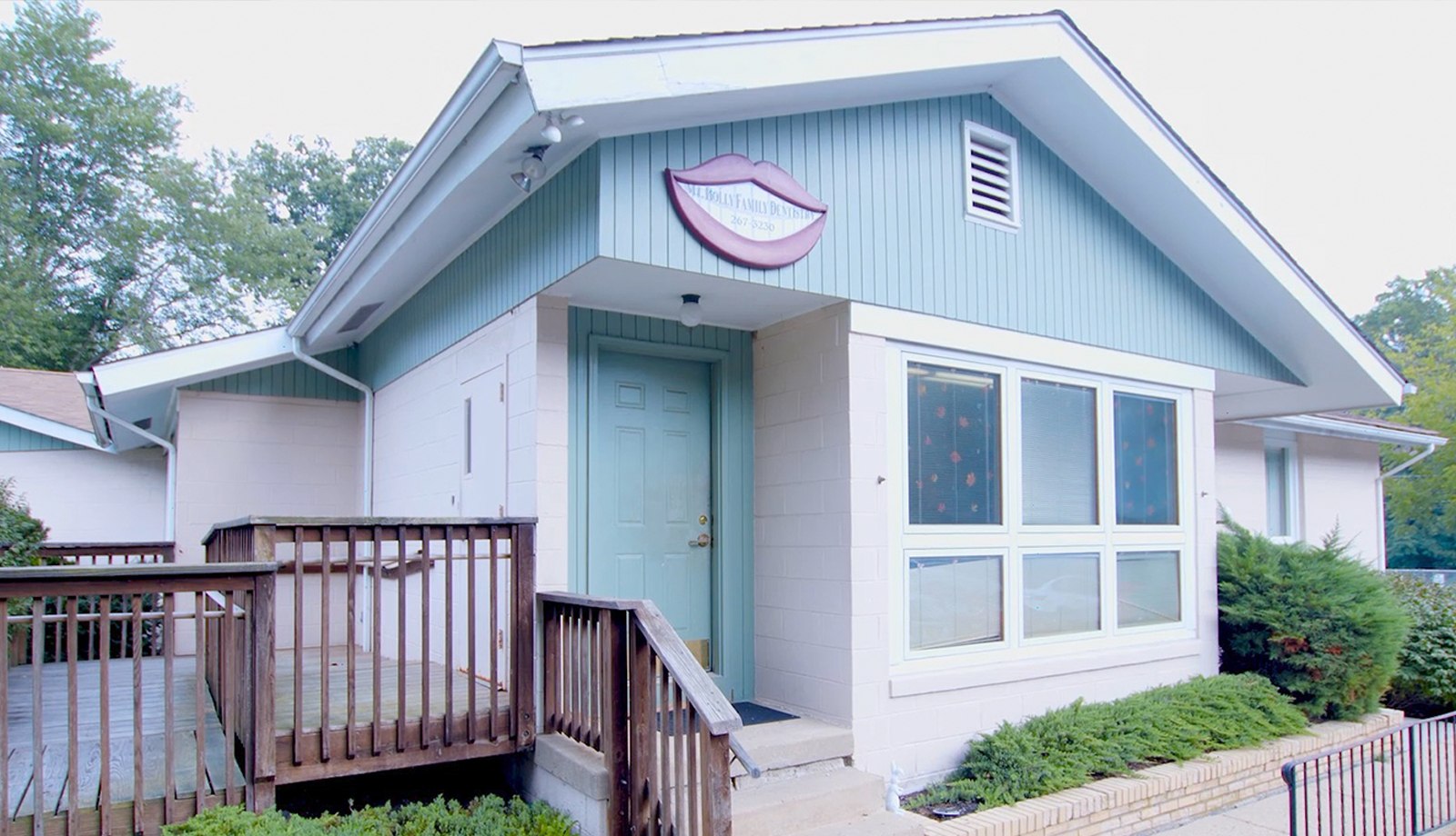 Exterior view of dental office in Mount Holly New Jersey