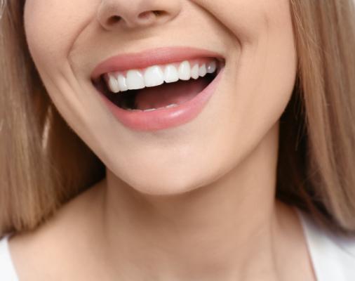 Closeup of healthy smile after dental sealants
